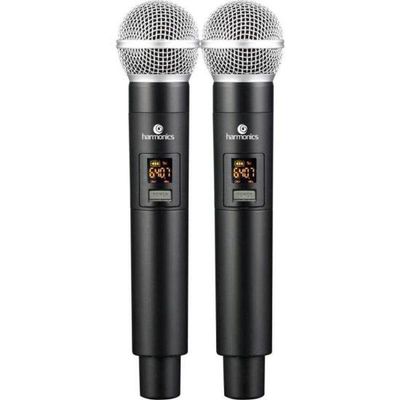 Microfone Sem Fio Harmonics Hsf-200 Duplo