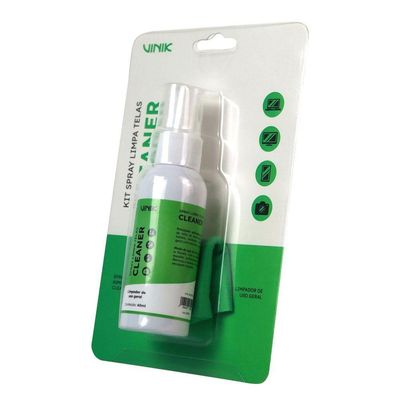 Kit Spray Limpa Telas 60ml + Flanela Vk Cleaner Vinik -