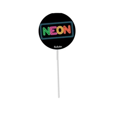 Bandeirinha Topper Neon - 8 Un - Festcolor