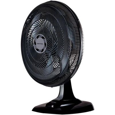 Ventilador Oscilante Mesa 50cm Turbo 6 Pás 220V Ventisol Preto 220V