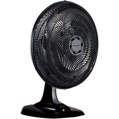 Ventilador Oscilante Mesa 50cm Turbo 6 Pás 220V Ventisol Preto 220V