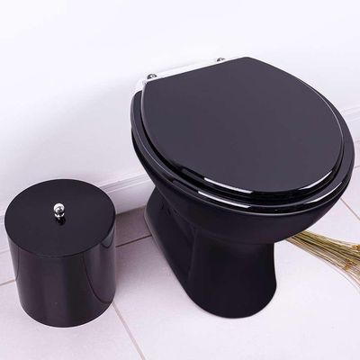 Tampa De Vaso Sabara Preto Para Bacia Icasa