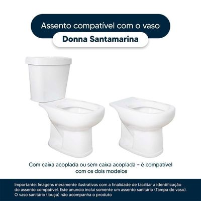 Tampa De Privada Em Mdf Donna Cinza Escuro Para Vaso Santamarina