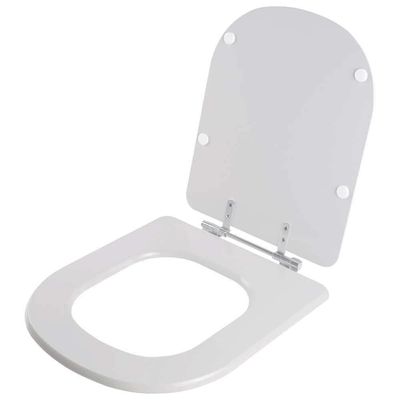 Tampa De Vaso Poliester Etna Cinza Claro Para Bacia Icasa