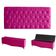 Kit Estrela Cabeceira De Cama Painel E Calçadeira Baú Botão Cristal King 195 Cm Suede Rosa Pink Do Lar Móveis E Decoraç