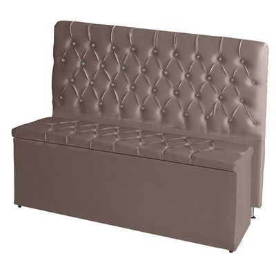 Kit Cabeceira De Cama E Calçadeira Baú Estrela Queen 160 Cm Suede Capitonê Rosê Casa Móveis E Decoração