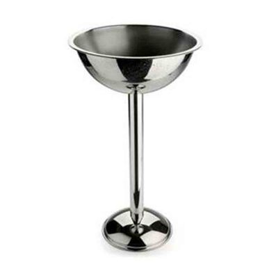 Champanheira com Pedestal Forma 2088 em Aço Inox 12,2 L Inox
