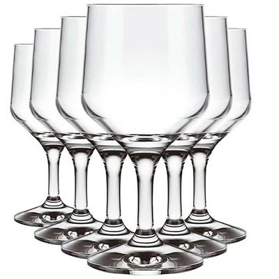 Conjunto de Taças para Vinho SM Buffet 260 ml 6 Peças Transparente