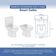 Tampa Vaso Sanitário Poliester Acrilico Smart Branco Para Bacia Celite