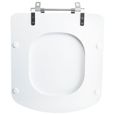 Tampa Vaso Sanitário Poliester Acrilico Bali Branco Para Bacia Incepa