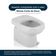 Tampa De Vaso Acrilico Monte Carlo Bege Para Bacia Deca 6lpf