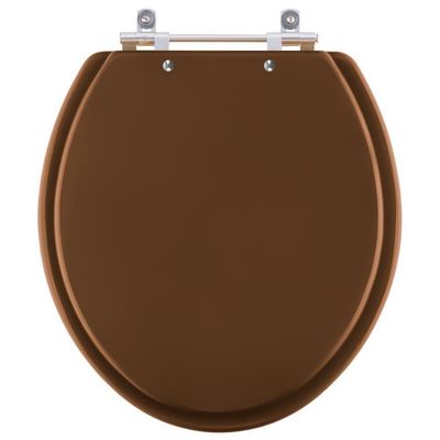 Tampa De Privada Em Mdf Evolution Ocre Para Bacia Santamarina