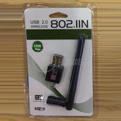 Antena Usb 2.0 Receptor De Wifi Wireless Internet Sem Fio 1200Mbps 802.Inn Pc Notebook 47