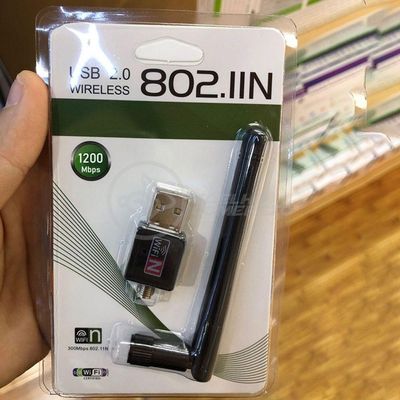 Antena Usb 2.0 Receptor De Wifi Wireless Internet Sem Fio 1200Mbps 802.Inn Pc Notebook 7