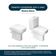Tampa De Vaso Almofadada Nuova Branco Para Bacia Deca 6lpf