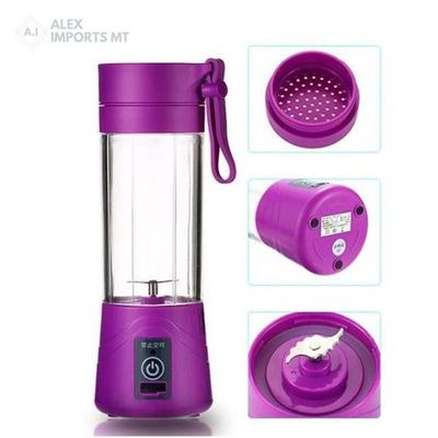 Mini Liquidificador Vitaminas Usb Portátil Academia - Azul