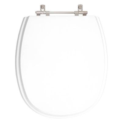 Tampa De Vaso Poliester Fast Branco Para Bacia Deca 6lpf
