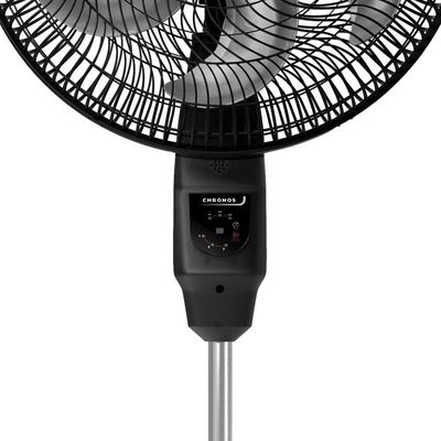 Ventilador de Coluna Mallory Chronos 6 Pás 140W Preto Grafite - 110V