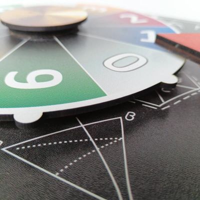 Jogo de Matemática Roleta da Multiplicação Educativo Pedagógico MDF Zanline