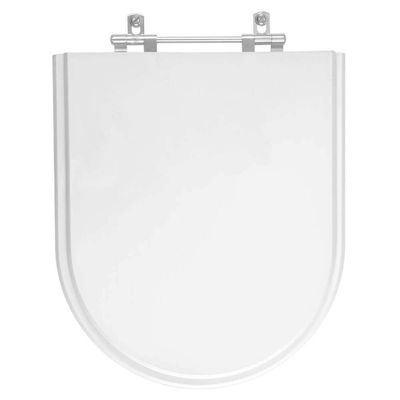 Tampa De Vaso Poliester Duomo Plus Branco Para Bacia Deca