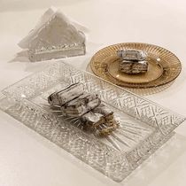 Kit 4 Porta Guardanapos Cristal Dublin 12,5cm Lyor Suporte para Papel de Mesa
