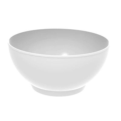 Kit 12 Tigelas Grandes Crippa Servir 3,1L Branco Salada Sobremesa Restaurante