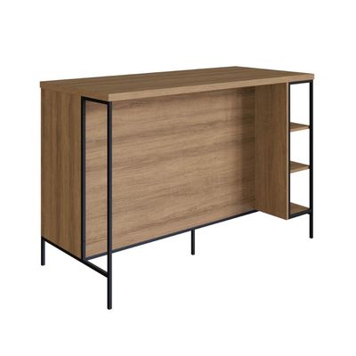 Mesa Bancada Gourmet 131cm com Arm 2 Portas P1035 Mel/Graf