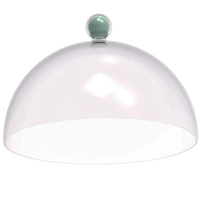 8 Porta Bolo Torta 30cm Verde Menta Cúpula Boleira Doces Petiscos Bubble Crippa