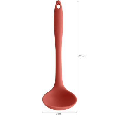 Concha De Silicone Utensílio Cozinha Talher Sopa Feijão OU Terracota