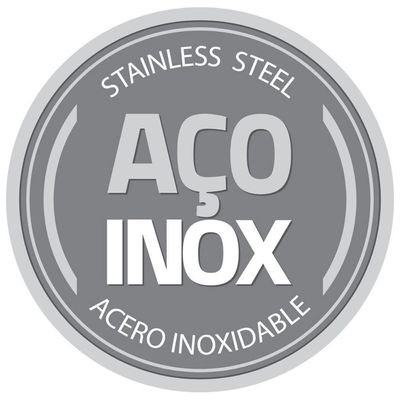 Assadeira Tramontina Service 6,4L em Aço Inox com Grelha 39x33cm com Alças Laterais Inox