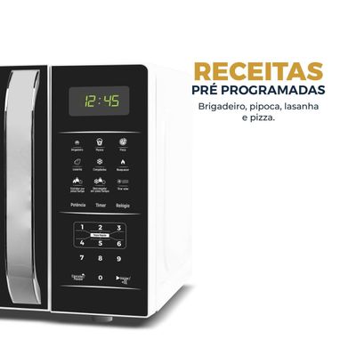 Micro-ondas 20L Britânia Pintura Limpa Fácil 1100W BMO23 127V