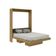 Cama Retrátil de Parede Articulada Casal 147,2x198,5cm Amêndoa Tecnomobili CM8016 Nichos