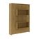 Cama Retrátil de Parede Articulada Casal 147,2x198,5cm Amêndoa Tecnomobili CM8016 Nichos