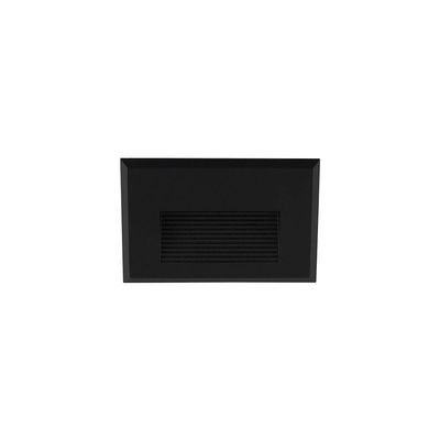 Balizador Astraled Wiley De Embutir Led 2w Bivolt Preto 3000k Luz Amarela Bl-6721