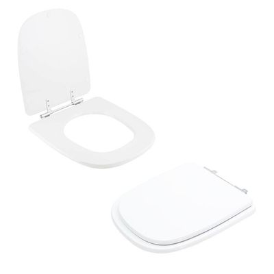 Tampa Vaso Sanitário Poliester Acrilico Ibiza Branco Para Bacia Incepa