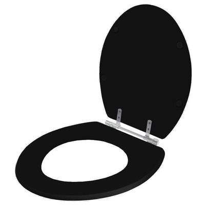 Tampa De Vaso Sanitario Iris Preto Para Bacia Mari