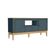 Rack Colonial Mel e Petroleo com 2 Portas e 1 Gaveta para TVs de até 60 Polegadas MB 1015