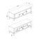 Rack Colonial Mel e Petroleo com 2 Portas e 1 Gaveta para TVs de até 60 Polegadas MB 1015