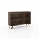 Aparador Buffet Retrô com 3 Portas Rústico Preto MDP 136x36x95cm RT 3134 Movelbento
