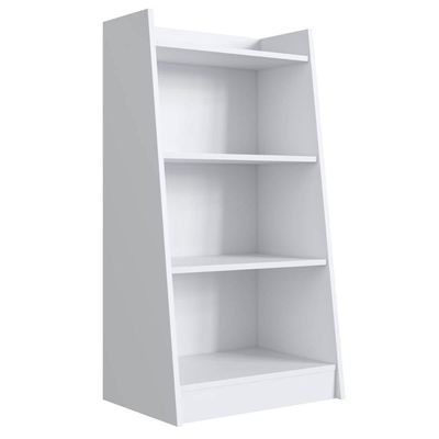 Estante Multiuso 4 Prateleiras Branca Montessoriana Brinquedos Lavanderia Garagem Art In Móveis