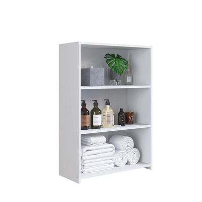 Módulo Organizador Multiuso Funcionale Estante Branca 63X26X90cm MDP Art In Móveis
