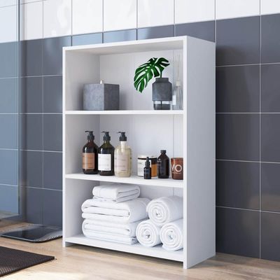 Módulo Organizador Multiuso Funcionale Estante Branca 63X26X90cm MDP Art In Móveis
