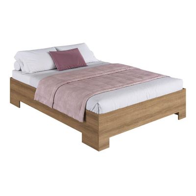 Cama de Casal Queen Box Mel 162x202x36cm MDP Xangai Art In Móveis