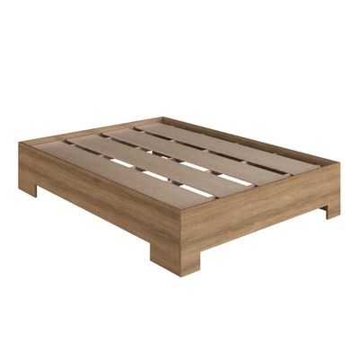 Cama de Casal Queen Box Mel 162x202x36cm MDP Xangai Art In Móveis