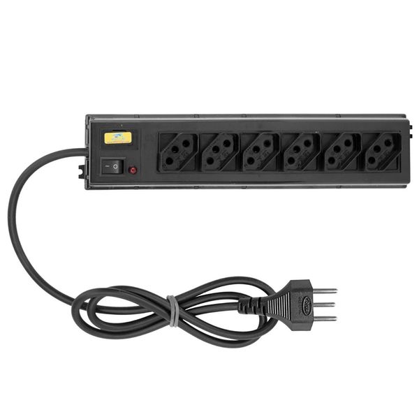 Filtro de Linha Diagonal Elite 6 Tomadas 10A Filtro de Linha Diagonal Elite 6 Tomadas 10A