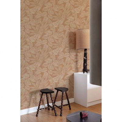 Papel De Parede Icon Folhagem Marrom A69502