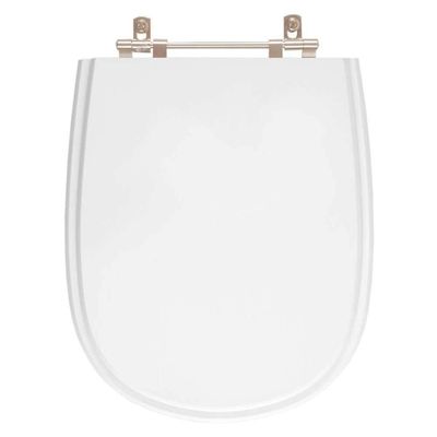 Tampa De Vaso Em Mdf Paris Branco Para Bacia Ideal Standard
