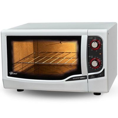Forno Elétrico Gourmet Grill Autolimpante 44 Litros Fischer Branco 220V