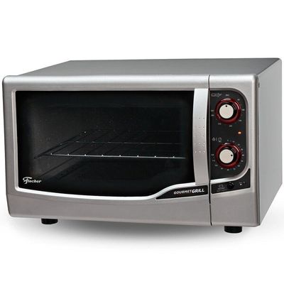 Forno Elétrico Gourmet Grill Autolimpante 44 Litros Fischer Prata 220V