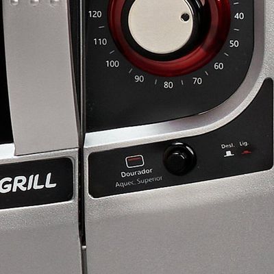 Forno Elétrico Gourmet Grill Autolimpante 44 Litros Fischer Prata 220V